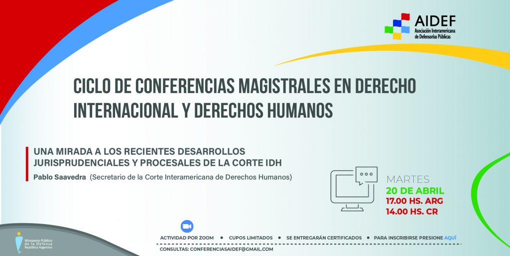Tercer encuentro del Ciclo de Conferencias Magistrales en Derecho ...